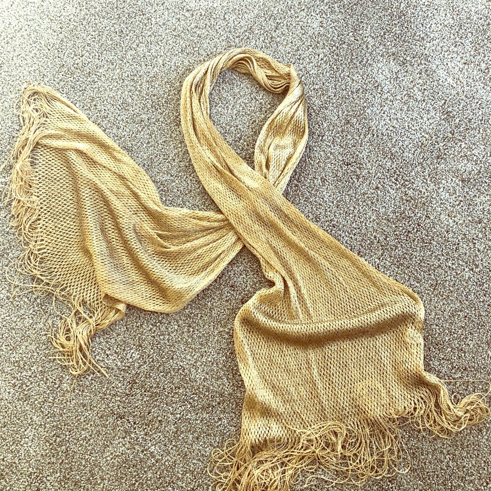 Gold scarf